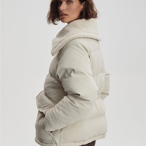 Varley Roseville down jacket puffer coat fog NWT - Picture 5 of 7